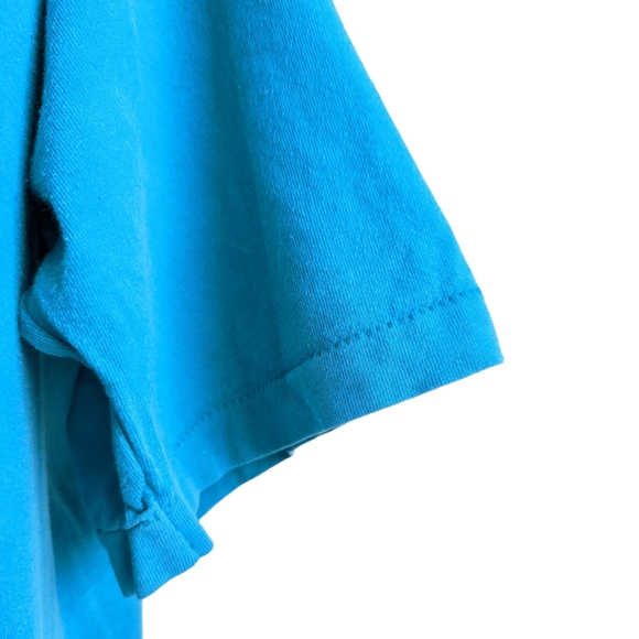 1993 Single Stitch Vintage FONZ Zoo Night Short Sleeve Teal Rare Tee Shirt XL - Picture 6 of 8